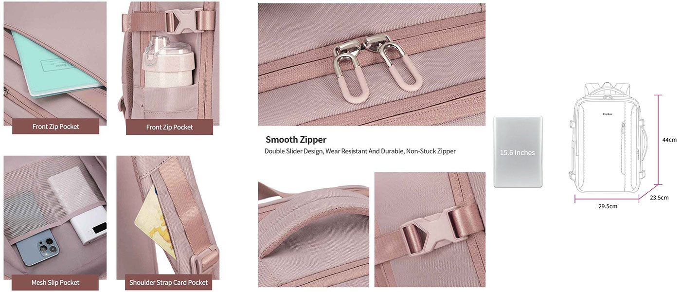 کوله پشتی چانتریا مدل Chantria CB00617 مناسب لپ تاپ 15.6 اینچی