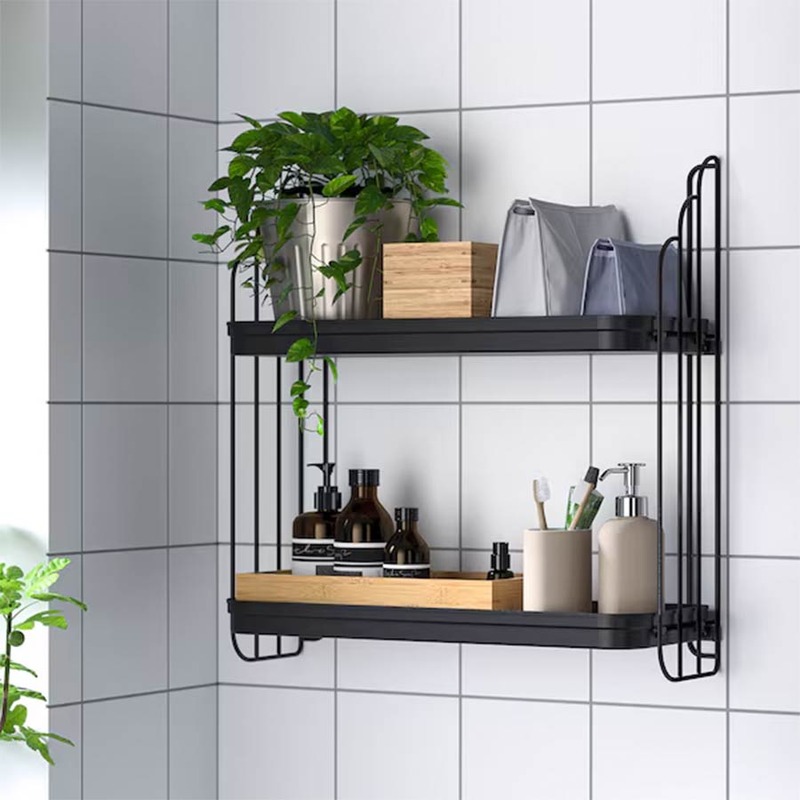 شلف دیواری ایکیا مدل IKEA APOTEKARE سایز 52×50 سانتی متر 
