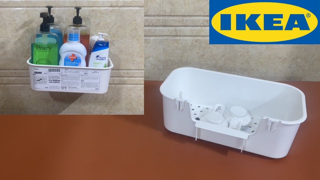 آموزش نصب جا شامپویی ایکیا مدل IKEA Tisken