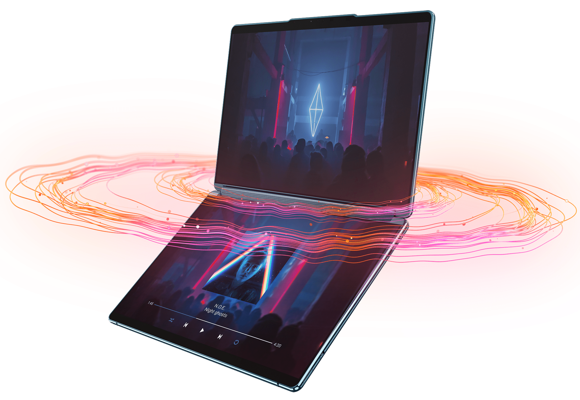 لپ تاپ دو طرفه لنوو Yoga Book 9i