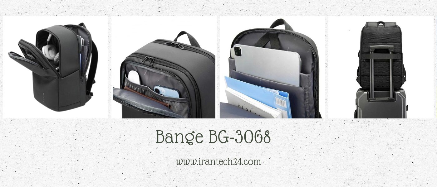 کوله پشتی بنج مدل Bange BG-3068 مناسب لپ تاپ 15.6 اینچی
