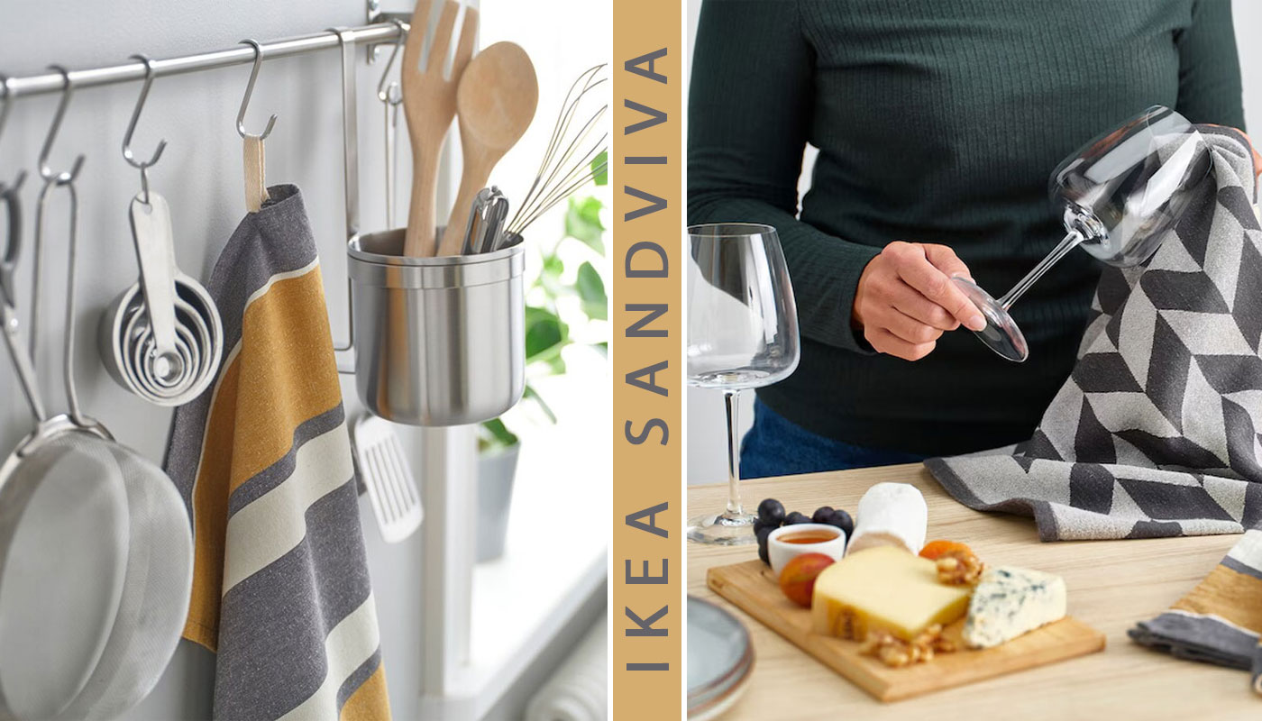 دستمال آشپزخانه IKEA SANDVIVA
