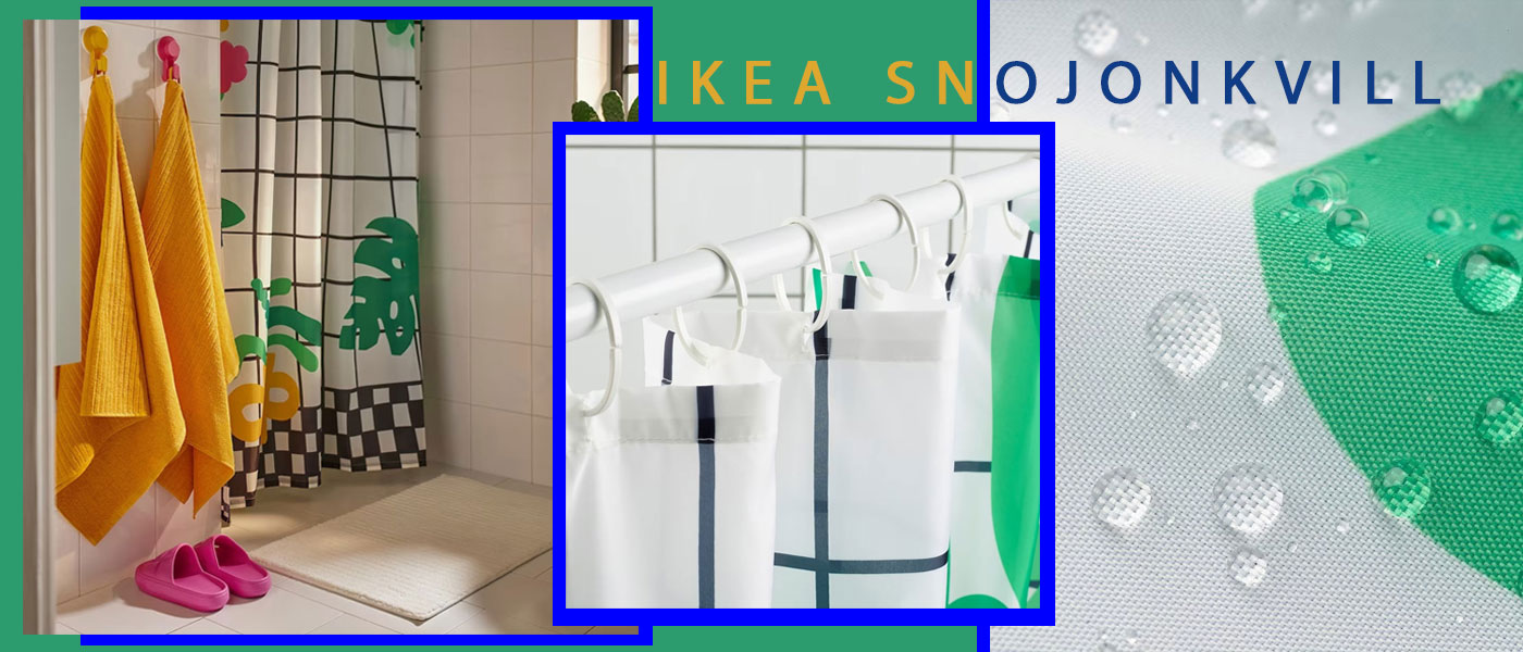 پرده حمام ایکیا مدل IKEA SNOJONKVILL