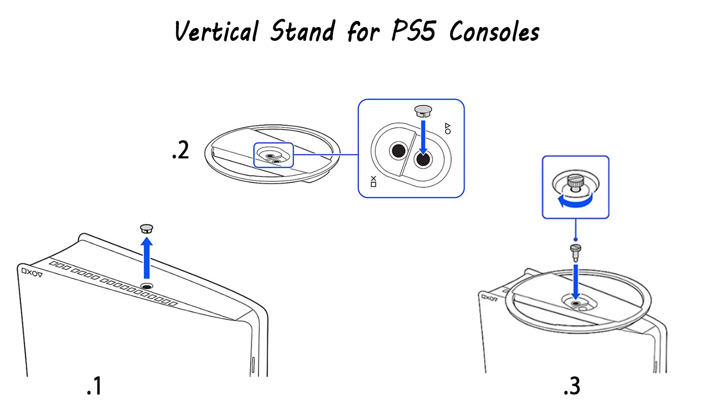 پایه نگهدارنده پلی استیشن مدل PlayStation Vertical Stand for PS5 Slim