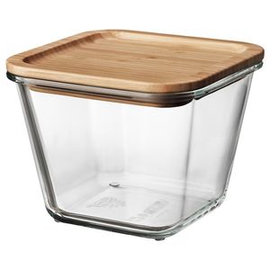 ظرف مربعی نگهدارنده غذا ایکیا مدل +IKEA 365 ظرفیت 1.2 لیتر