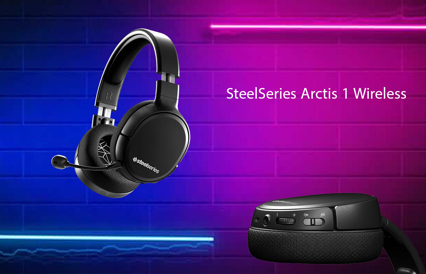 هدست استیل سریز مدل SteelSeries Arctis 1 نسخه وایرلس