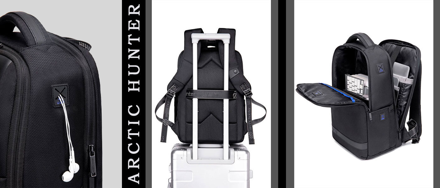 کوله پشتی آرکتیک هانتر مدل Arctic hunter B00498 مناسب لپ تاپ 15.6 اینچی