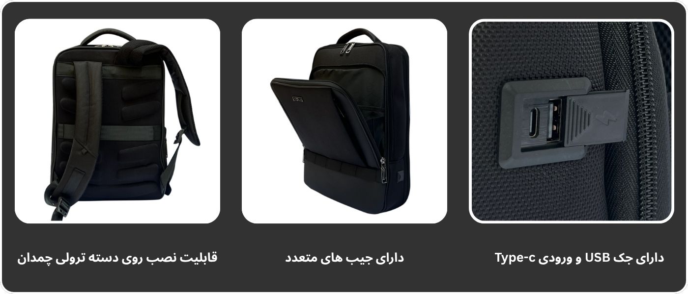 کوله پشتی بنج مدل Bange BG-7713 IR مناسب لپ تاپ 15.6 اینچی