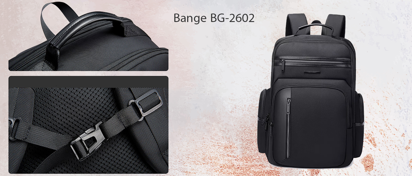 کوله پشتی بنج مدل Bange BG-2602 مناسب لپ تاپ 15.6 اینچی
