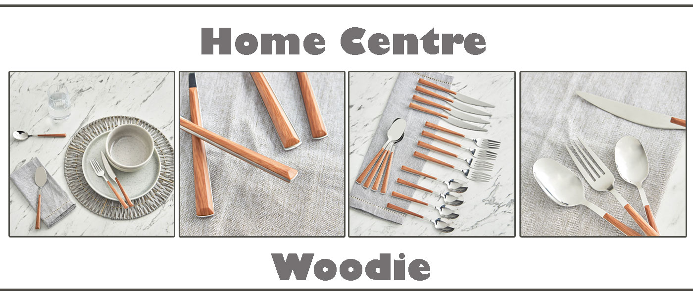 سرویس قاشق ، چنگال ، چاقو هوم سنتر مدل  Home Centre Woodie 
