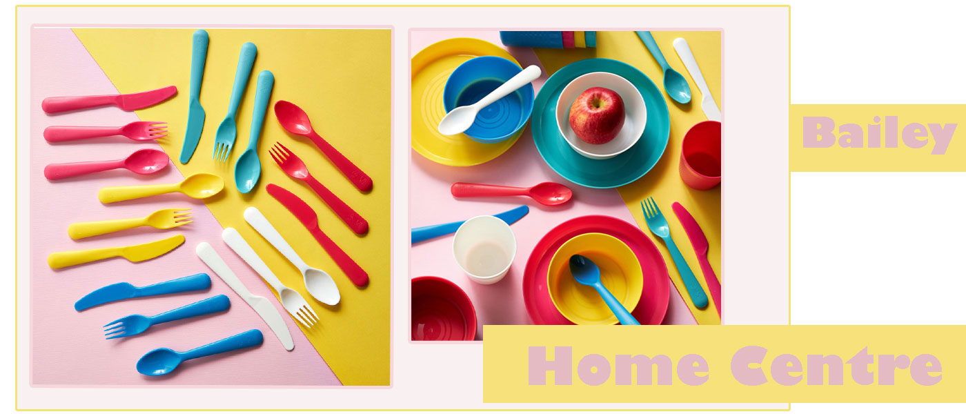 ست قاشق ، چنگال ، چاقو کودک هوم سنتر مدل Home Centre Bailey