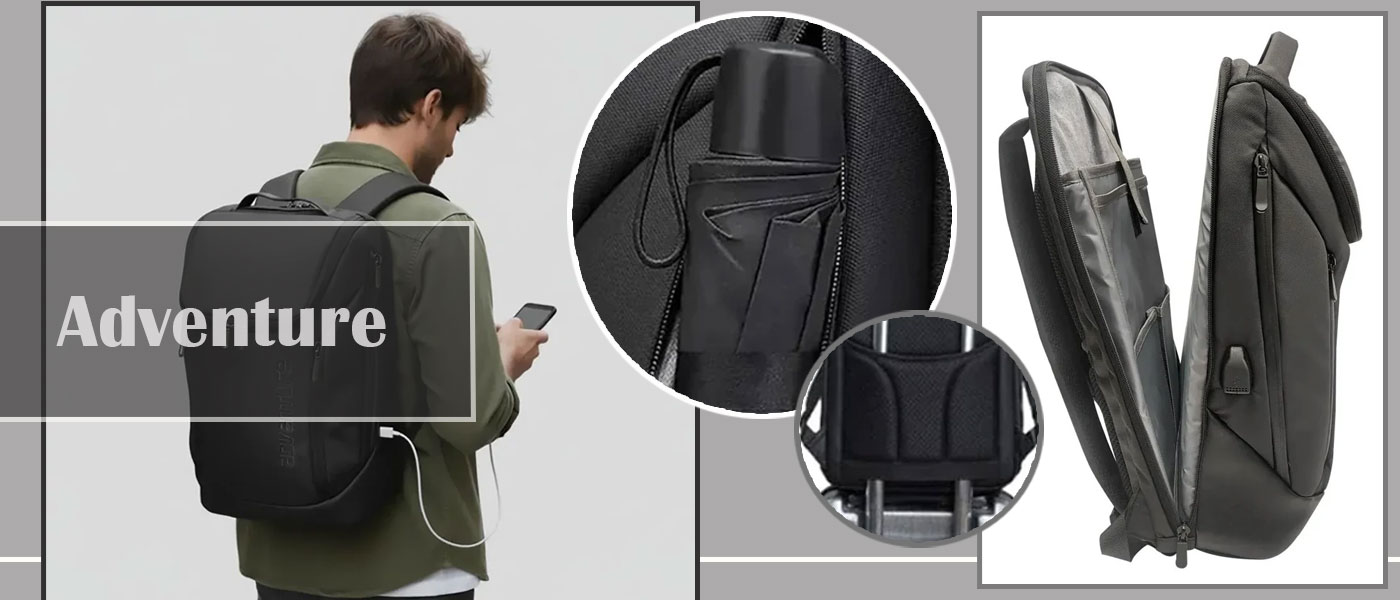 کوله پشتی ادونچر مدل Adventure 2517 مناسب لپ تاپ 15.6 اینچی