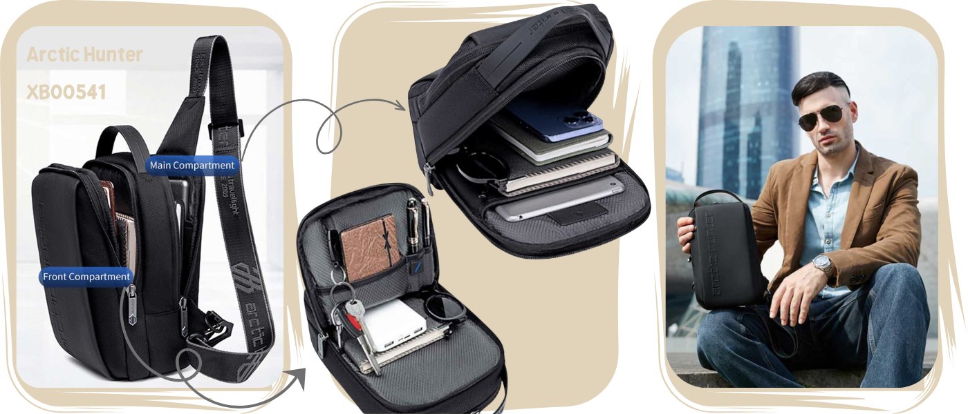 کیف کراس بادی آرکتیک هانتر مدل Arctic Hunter XB00541