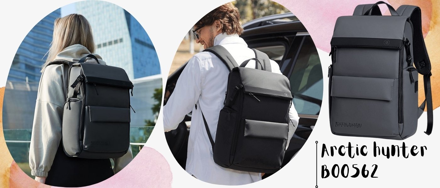 کوله پشتی آرکتیک هانتر مدل Arctic hunter B00562 مناسب لپ تاپ 15.6 اینچی