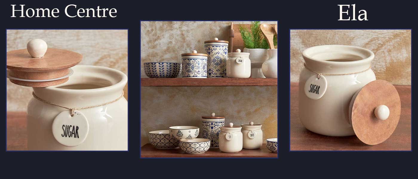 بانکه شکر هوم سنتر مدل Home Centre Ela حجم 0.75 لیتر