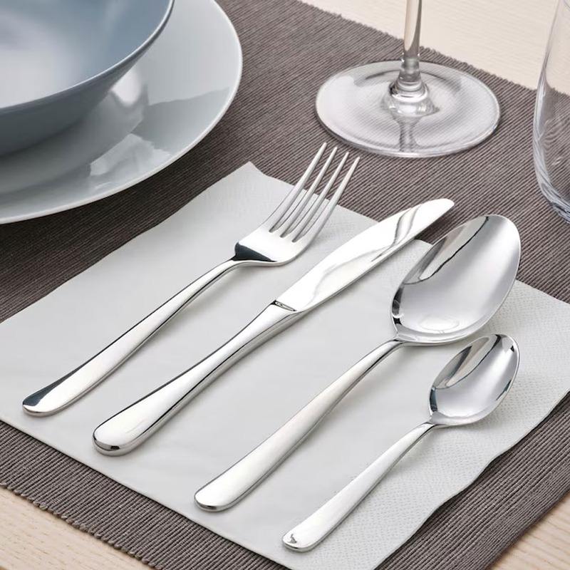 سرویس قاشق و چنگال و کارد 30 تکه ایکیا مدل IKEA MARTORP