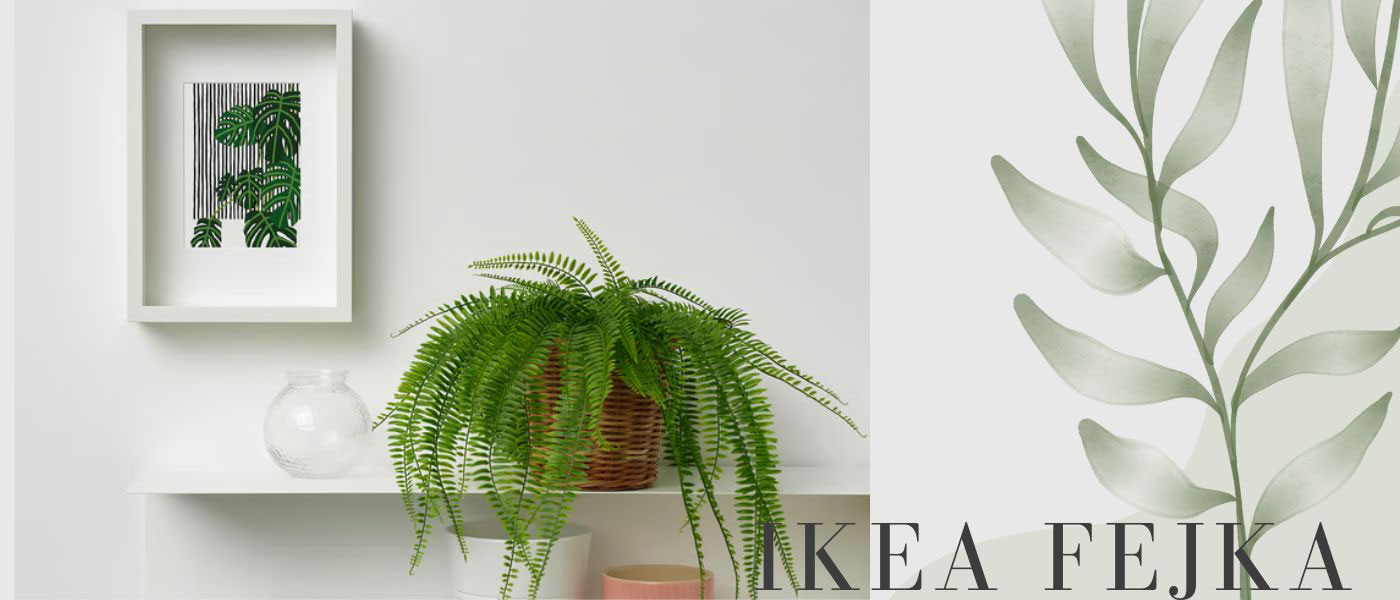 گیاه مصنوعی سرخس ایکیا مدل IKEA FEJKA