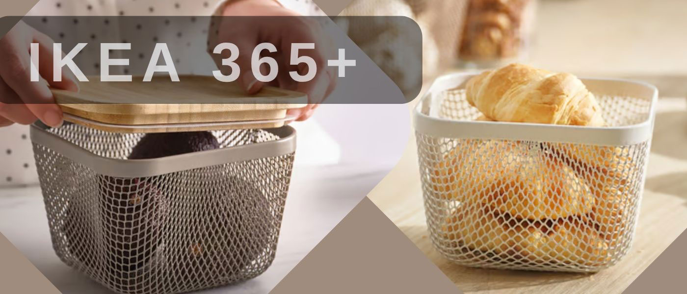 سبد نگهدارنده غذا ایکیا مدل +IKEA IKEA 365 سایز 10×14×14سانتی متر