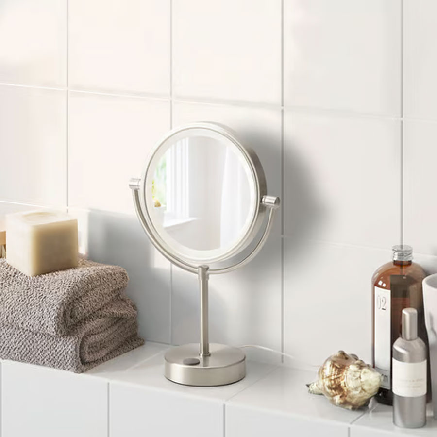 آینه رو میزی چراغ دار ایکیا مدل IKEA KAITUM