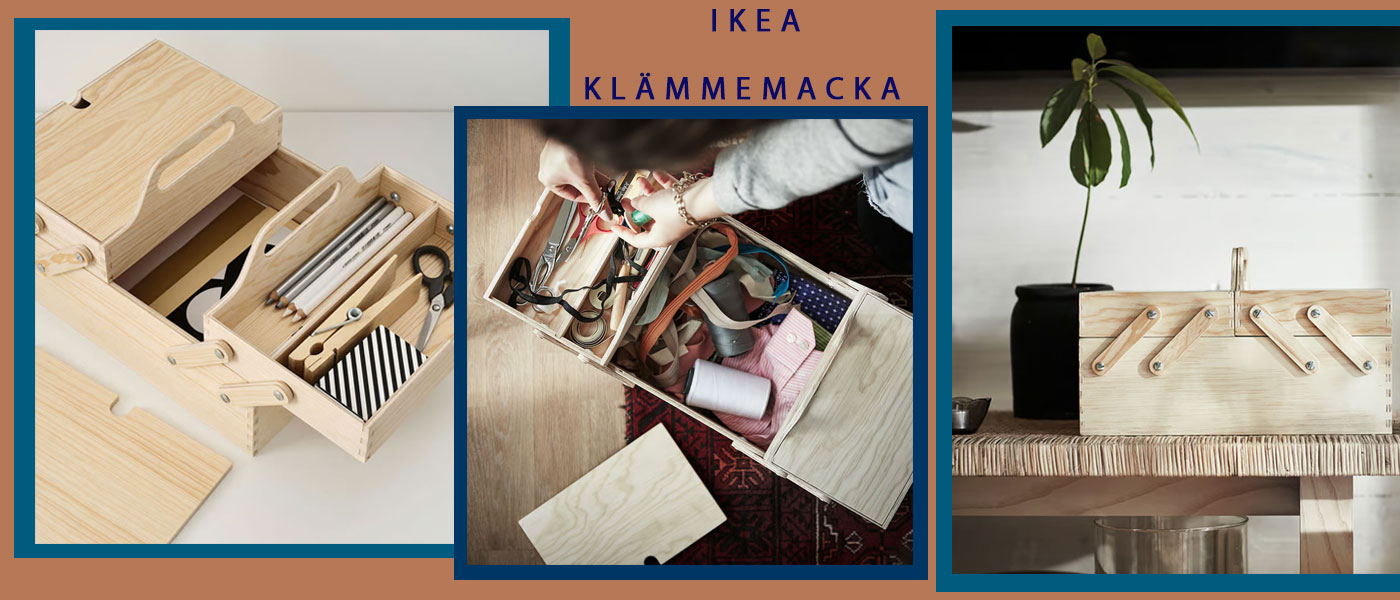 جعبه نظم دهنده ایکیا مدل IKEA KLAMMEMACKA