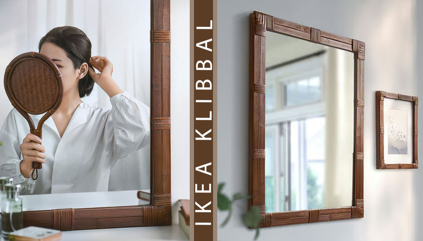 آینه ایکیا مدل IKEA KLIBBAL