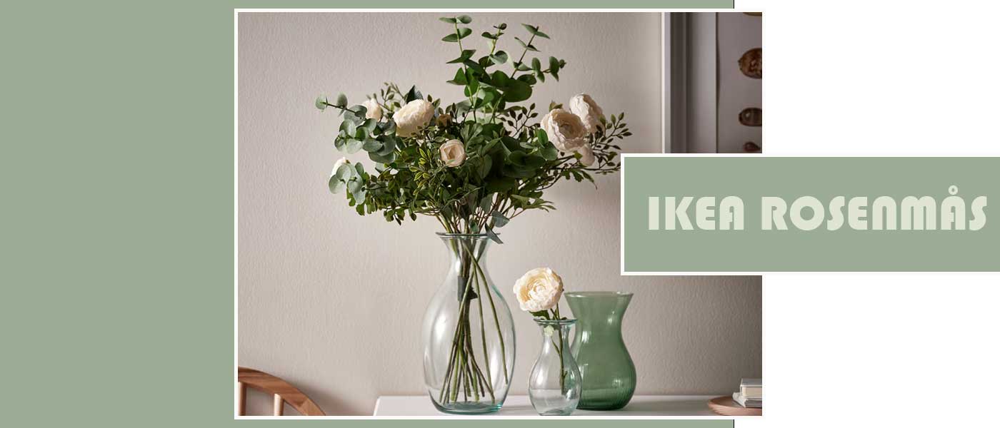 گلدان ایکیا مدل IKEA ROSENMAS