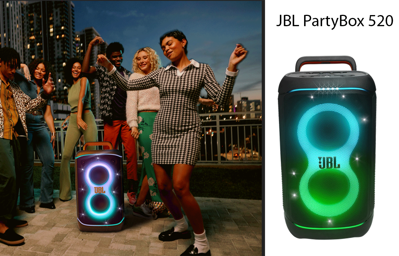 اسپیکر بلوتوثی پارتی باکس جی بی ال مدل JBL PartyBox 520