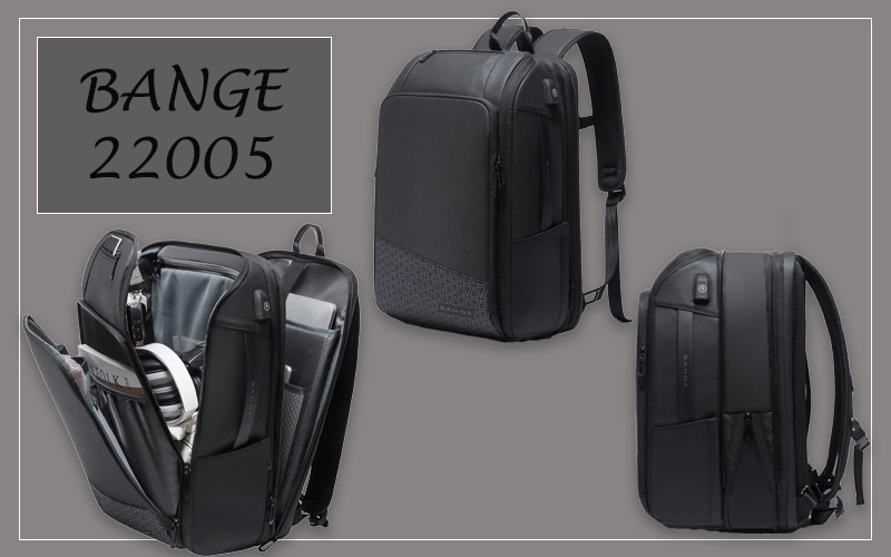 کوله پشتی لپ تاپ و دوربین بنج مدل Bange BG-22005
