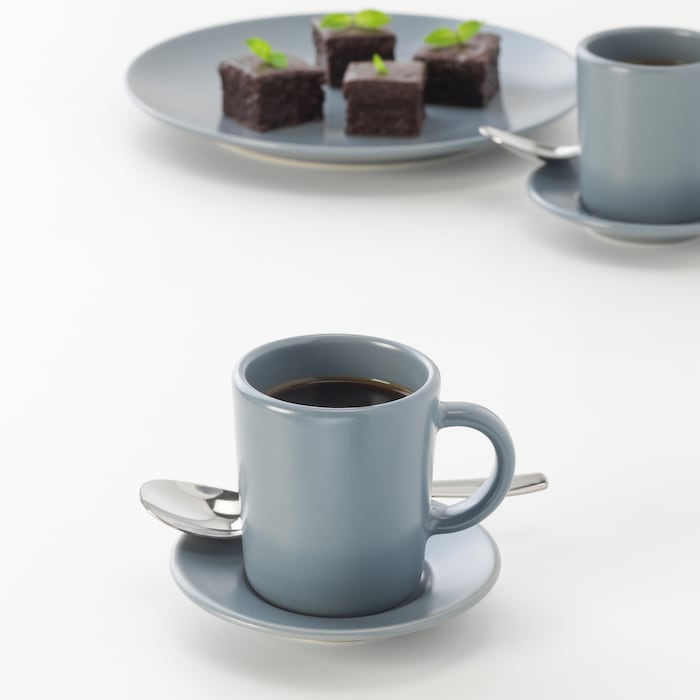 ست 6 عددی قاشق چای خوری ایکیا مدل IKEA DRAGON