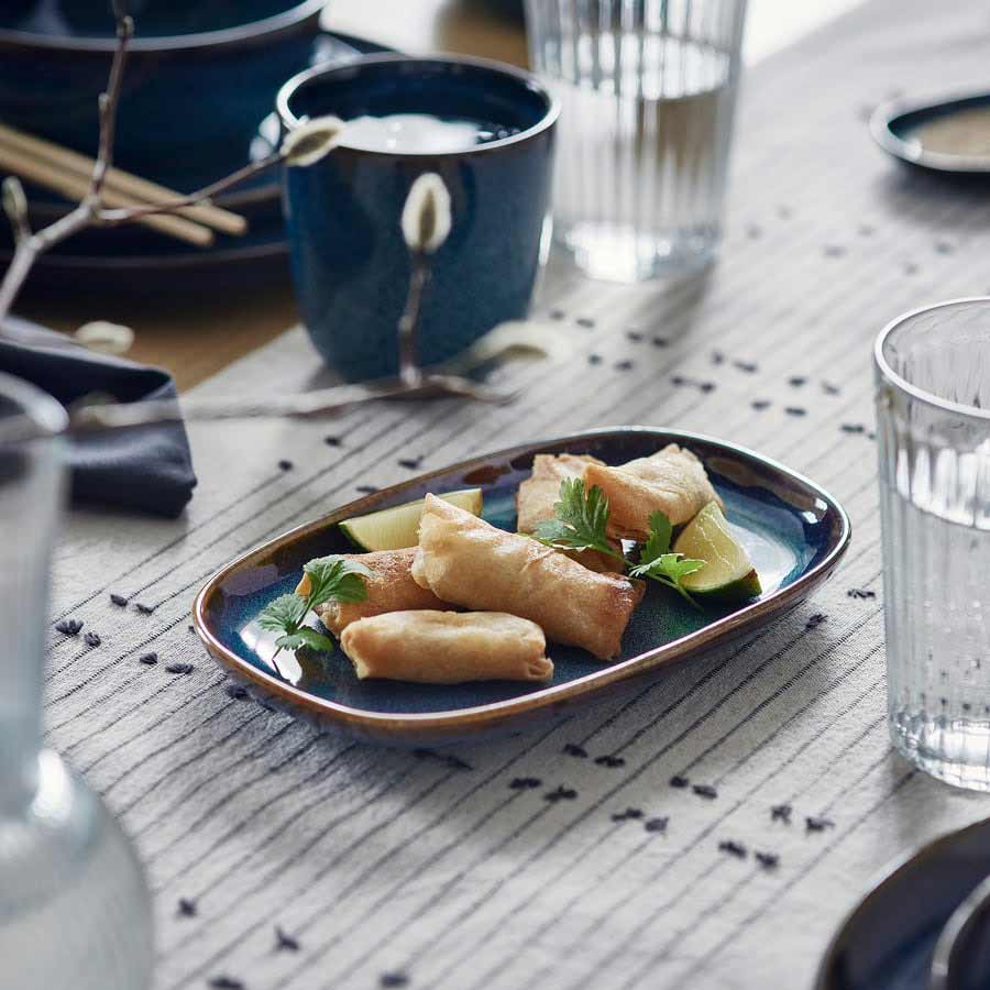 دیس سرو ایکیا مدل IKEA GLADELIG سایز 20x13 سانتی متر