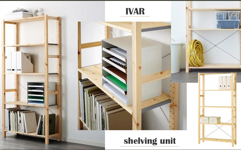 اسمبل قفسه ایکیا مدل IKEA IVAR