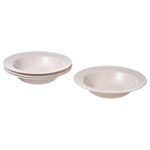 ست 4 عددی بشقاب خورشتی ایکیا مدل IKEA PARADISISK قطر 22 سانتی متر 