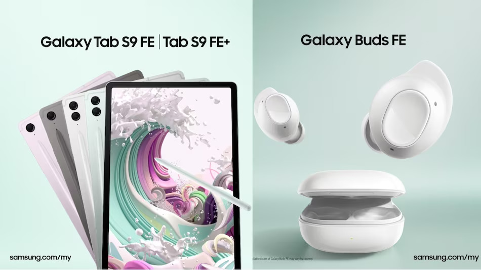 Samsung Galaxy Tab S9 FE و Galaxy Buds FE معرفی شدند