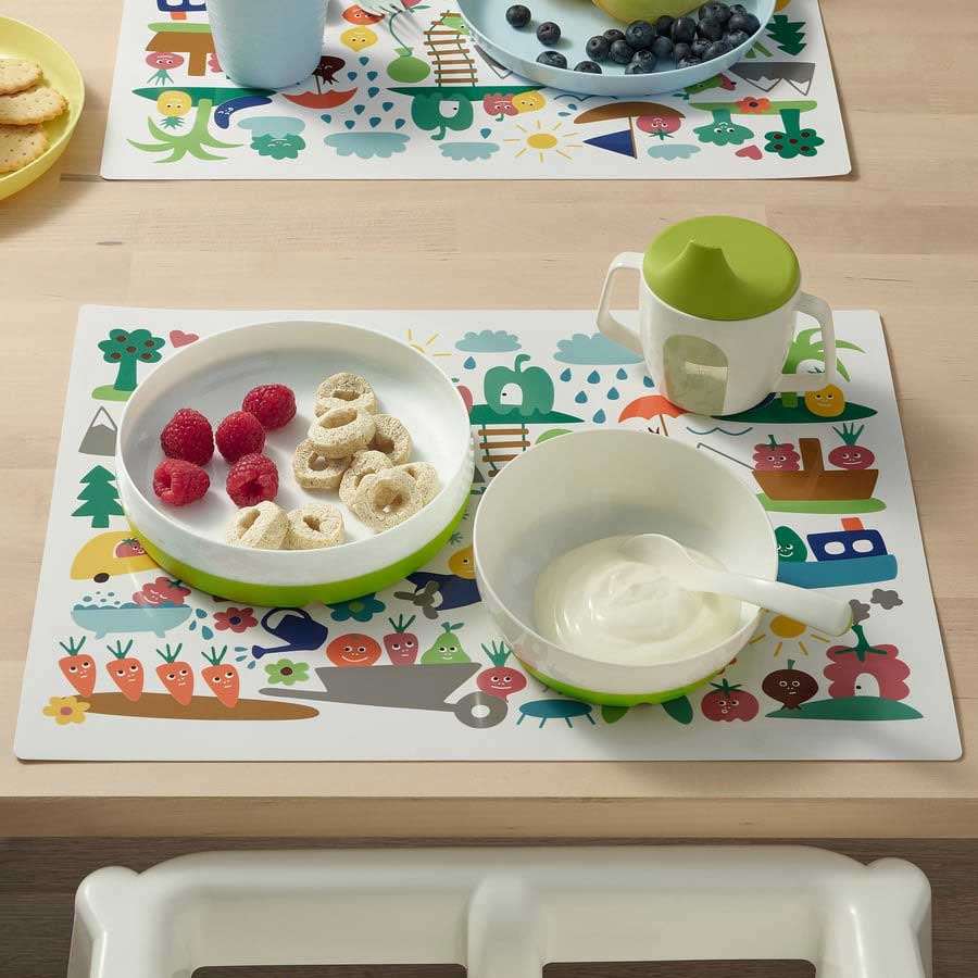 بشقاب و کاسه کودک ایکیا مدل IKEA BORJA