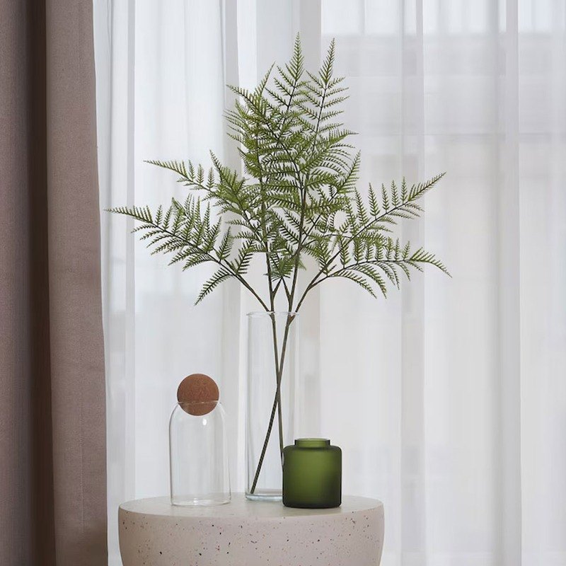 شاخه مصنوعی برگ سرخس ایکیا مدل IKEA SMYCKA