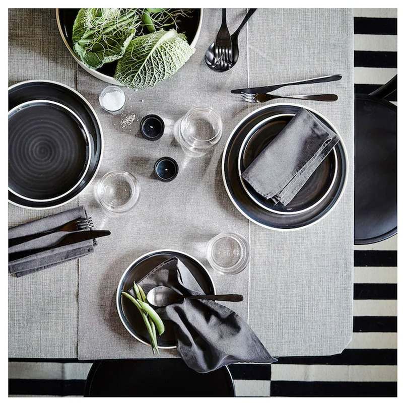 دستمال سفره 4 عددی ایکیا مدل IKEA SVARTSENAP