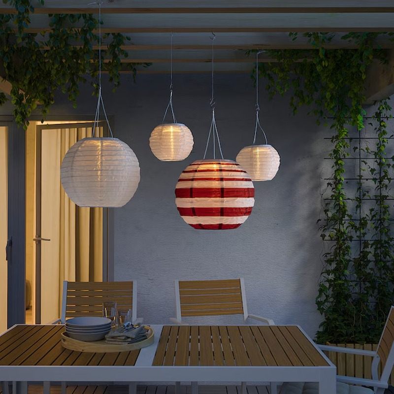 لوستر خورشیدی ایکیا مدل IKEA SOLVINDEN-10513957
