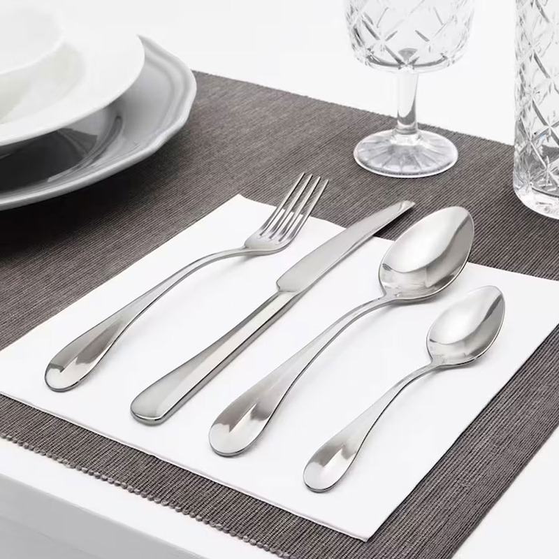 سرویس قاشق و چنگال 24 تکه ایکیا مدل IKEA GAMMAN 