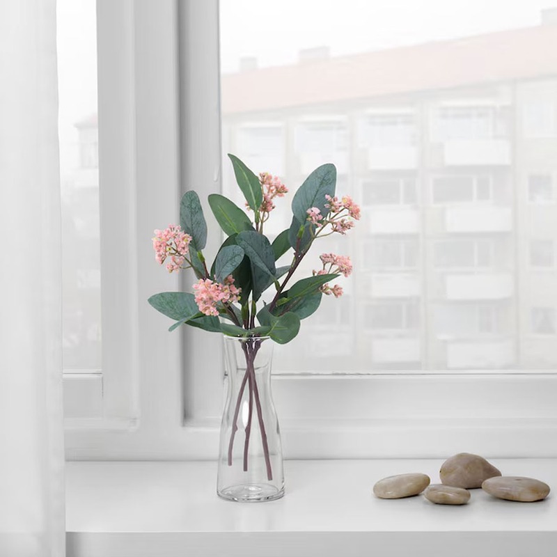 گل مصنوعی اکالیپتوس ایکیا مدل IKEA SMYCKA