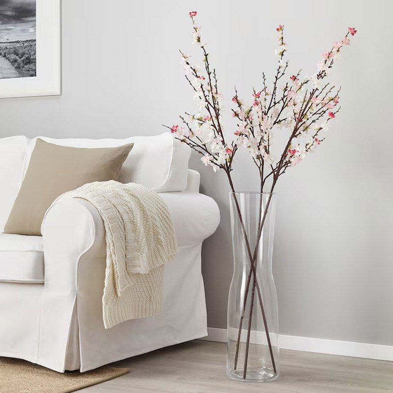 گل مصنوعی شکوفه گیلاس ایکیا مدل IKEA SMYCKA