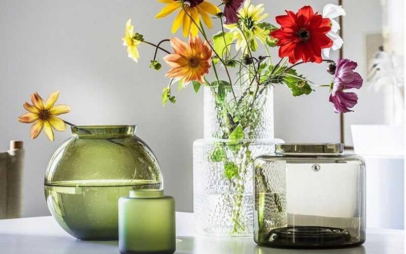 گلدان خاص شیشه ای